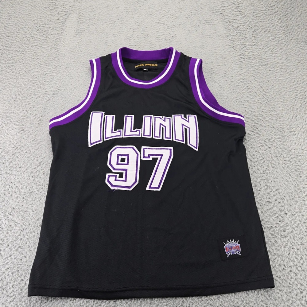 Illegal innocence‎ Shirt Mens Medium Black Illinn Basketball Jersey streetwear